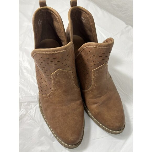 Report Women’s Davidson Tan Brown Ankle  Bootie Shoe Size 6 LEATHER - Picture 2 of 15